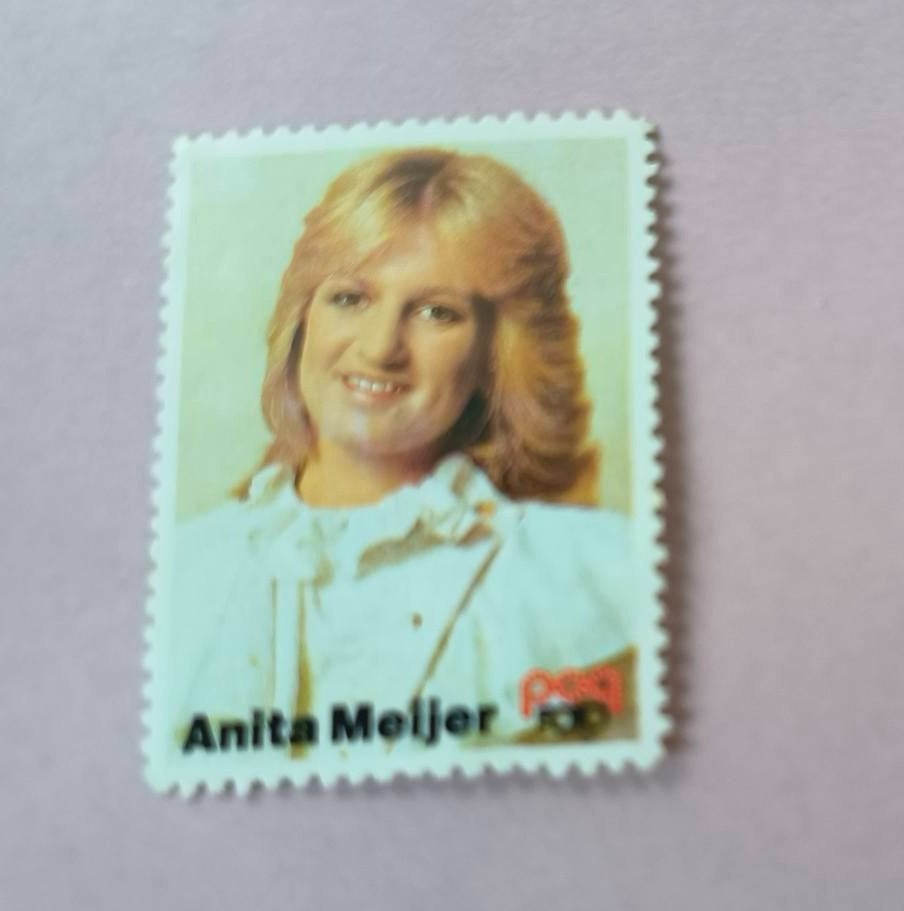 Popfoto zegel Anita Meyer (nr.2), Ophalen of Verzenden, Nieuw, Foto of Kaart