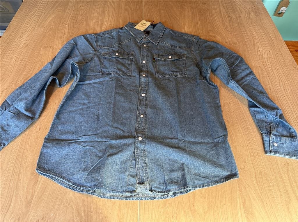 Duke Laundry Denim Jas - Maat XL, Ophalen of Verzenden, Zo goed als nieuw, Maat 56/58 (XL), Blauw