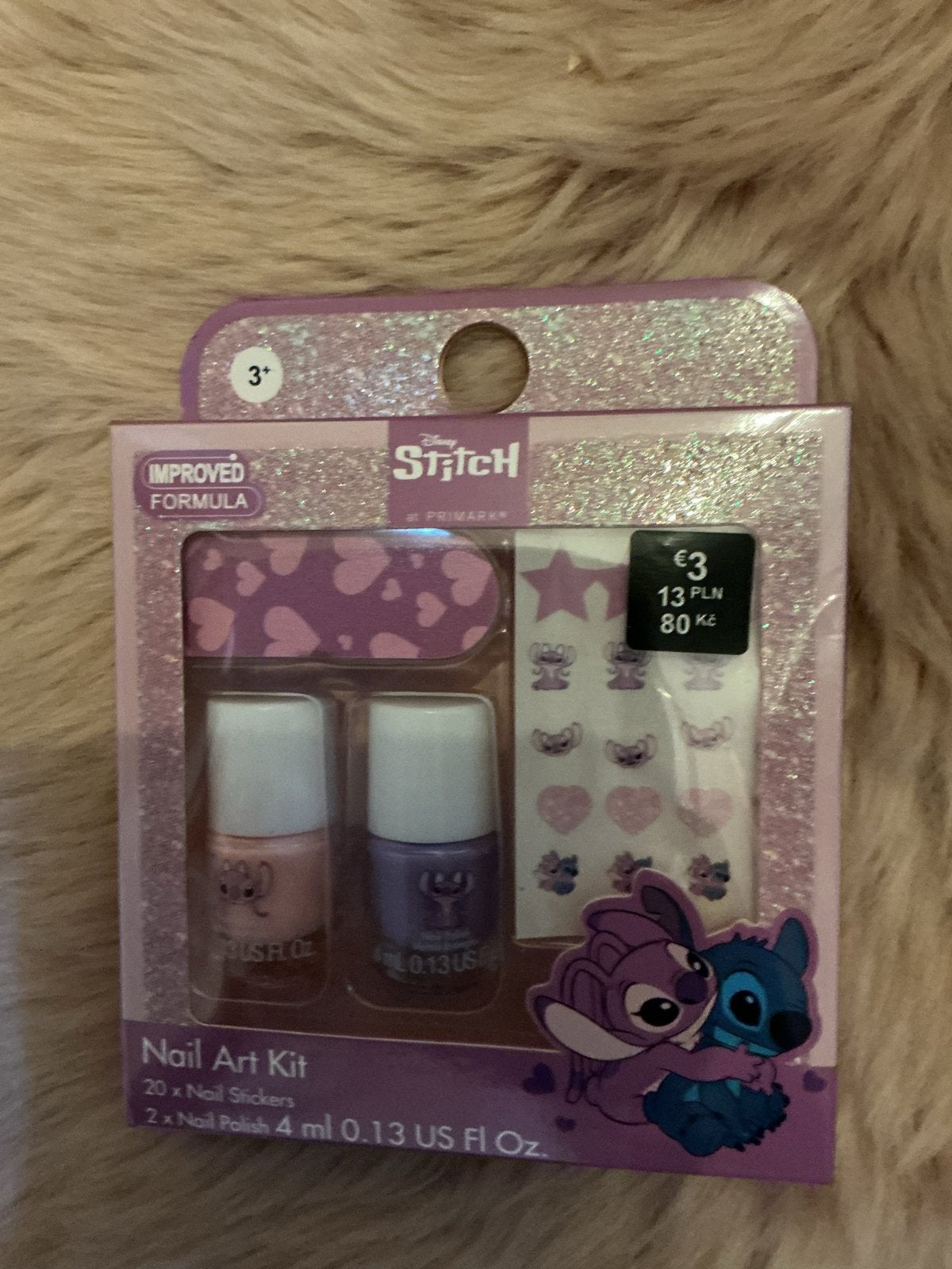 Stitch Nail Art Kit - Nagellak en Stickers, Nieuw, Ophalen of Verzenden, Handen en Nagels, Make-up