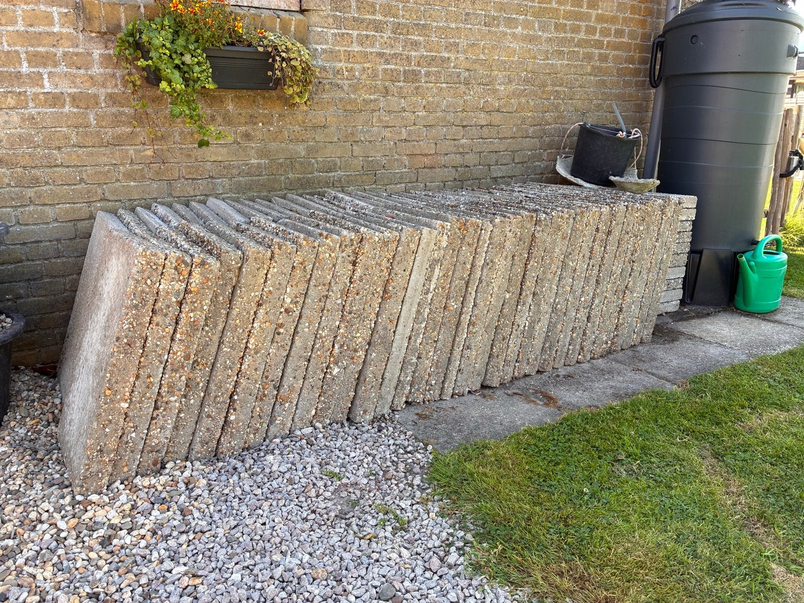 Grindtegels, Ophalen, Gebruikt, 10 m² of meer, Beton
