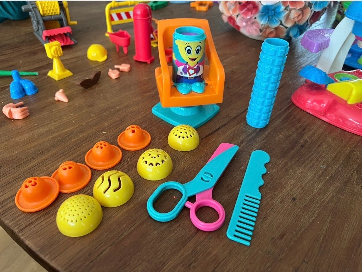 Playdoh diverse kleisets & vorm onderdelen, Ophalen of Verzenden, Gebruikt, Knutselen