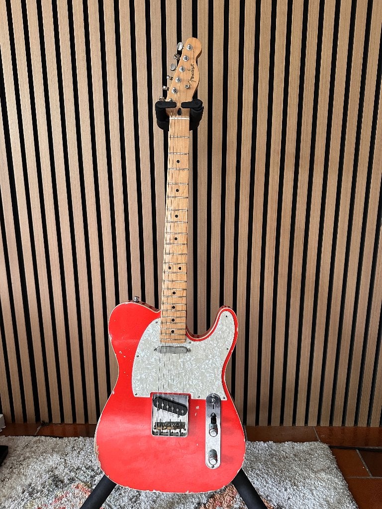 Fender Telecaster/Partscaster - Fiesta red, aged finish, Muziek en Instrumenten, Ophalen of Verzenden, Zo goed als nieuw, Solid body