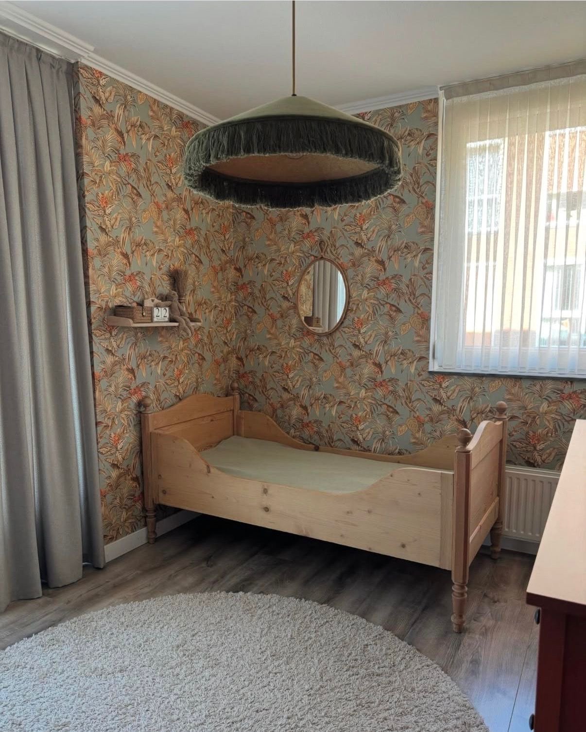 Brocante Vintage Peuterbed 80x190 met Matras en Lattenbodem, Kinderen en Baby's, Kinderkamer | Bedden, Gebruikt, 70 tot 85 cm