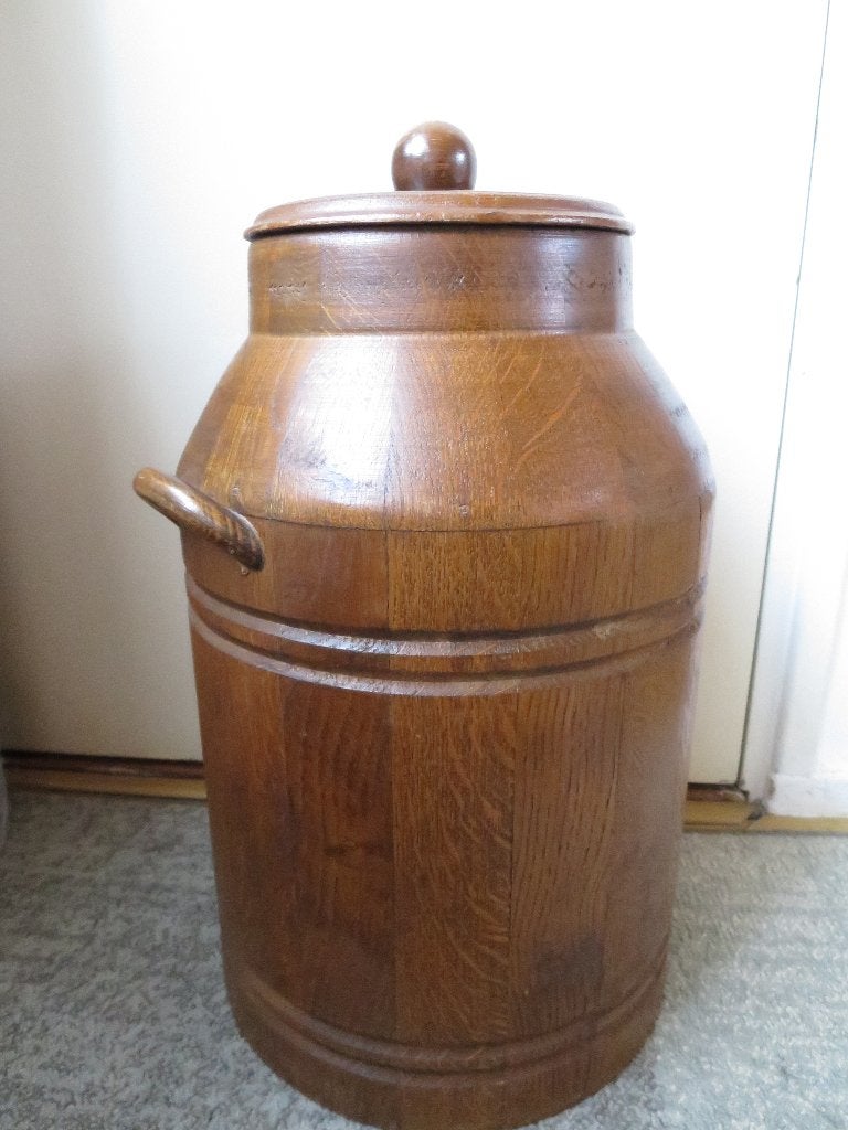 MOOIE MELKBUS UIT HOUT 50/30 CM, Ophalen of Verzenden