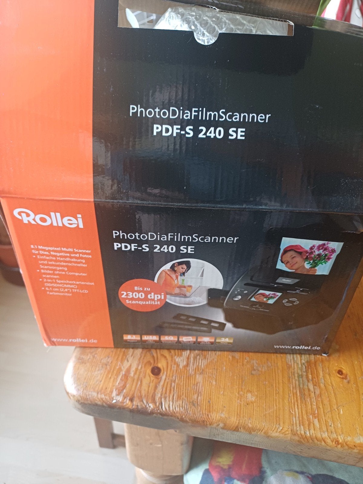 Rollei Dia Filmscanner PDF-S 240 35mm, 120 film & sli, Ophalen of Verzenden, Zo goed als nieuw, Diascanner, Rollei