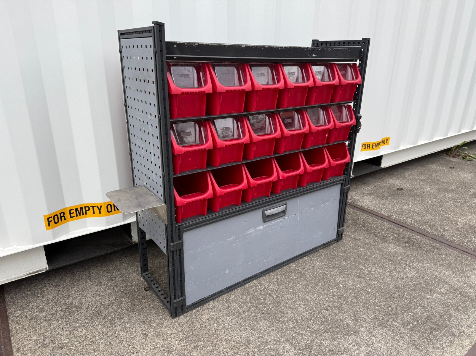Modul system bedrijfswagen inrichting met uitneembare bakjes, Auto diversen, Ophalen, Gebruikt