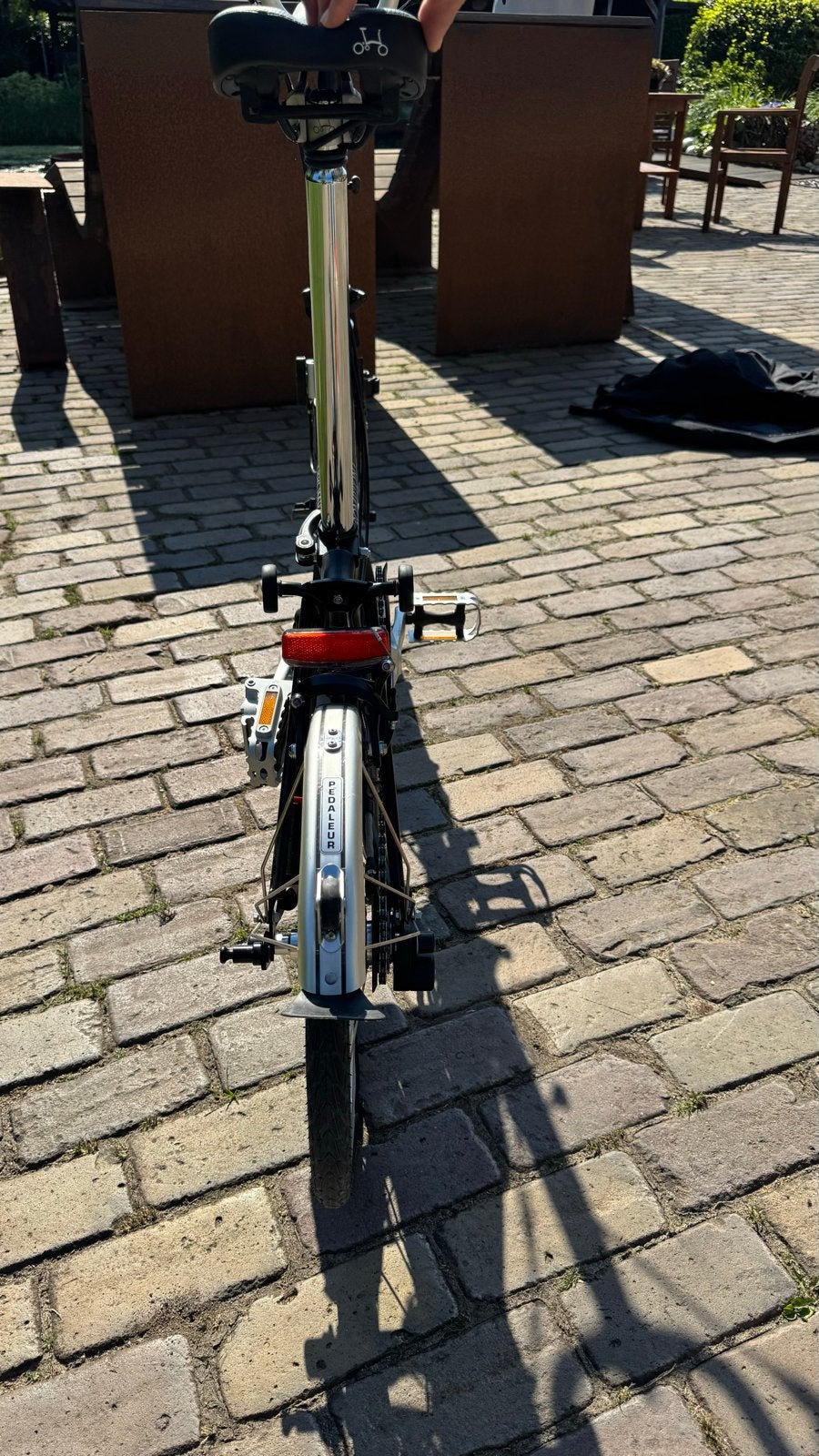 Brompton vouwfiets - 3x gebruikt !, Fietsen en Brommers, Fietsen | Vouwfietsen, Ophalen, Brompton, Velgrem, 16 tot 18 inch