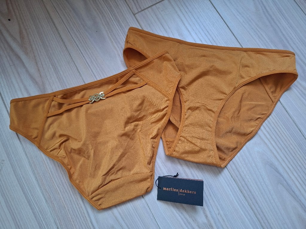 Marlies Dekkers Slips (Mt M), Marlies Dekkers, Verzenden, Geel, String