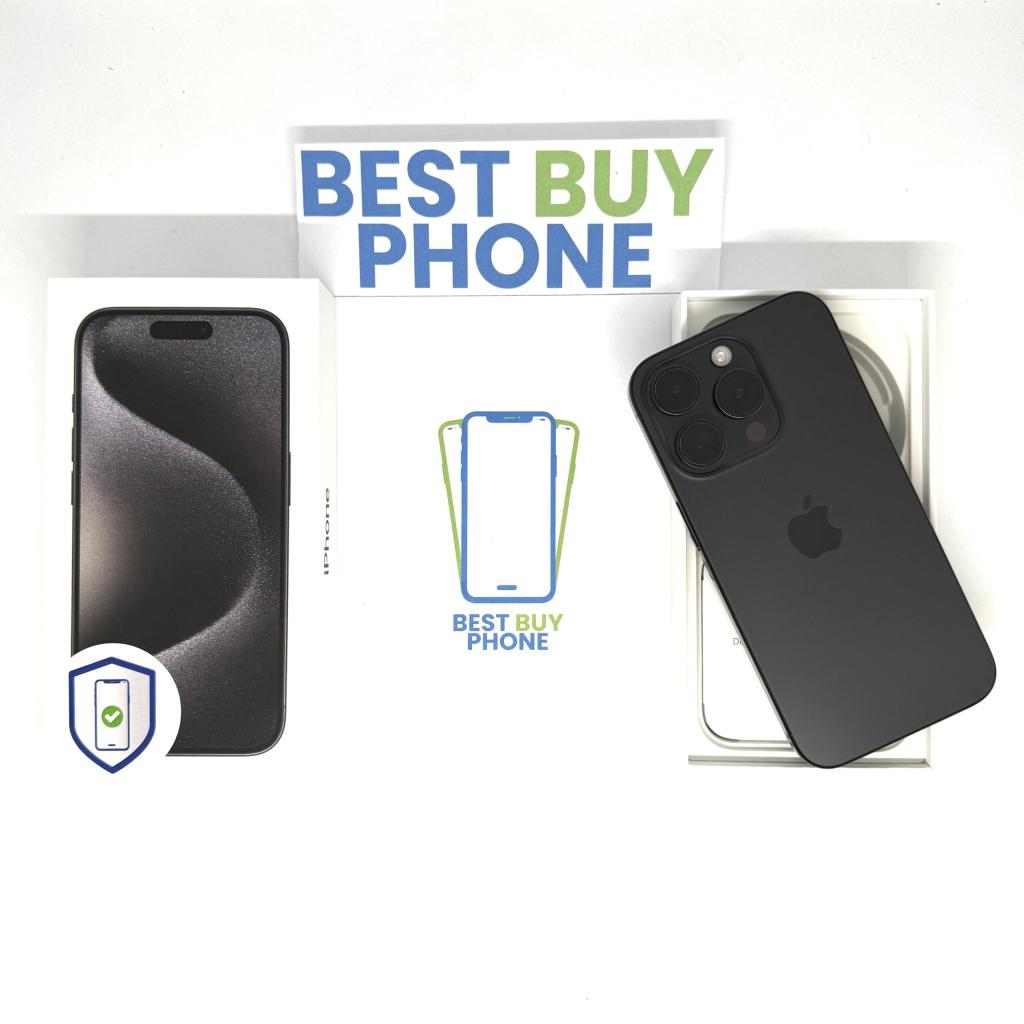 iPhone 15 Pro 128GB zwart /86% batt /krasvrij glas /garantie, Telecommunicatie, Mobiele telefoons | Apple iPhone, 128 GB, Zwart