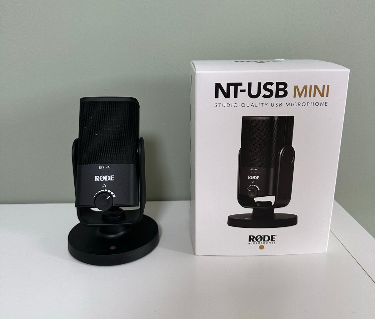 Rode NT-USB Mini Studio USB Microfoon, Muziek en Instrumenten, Ophalen of Verzenden, Zo goed als nieuw, Studiomicrofoon