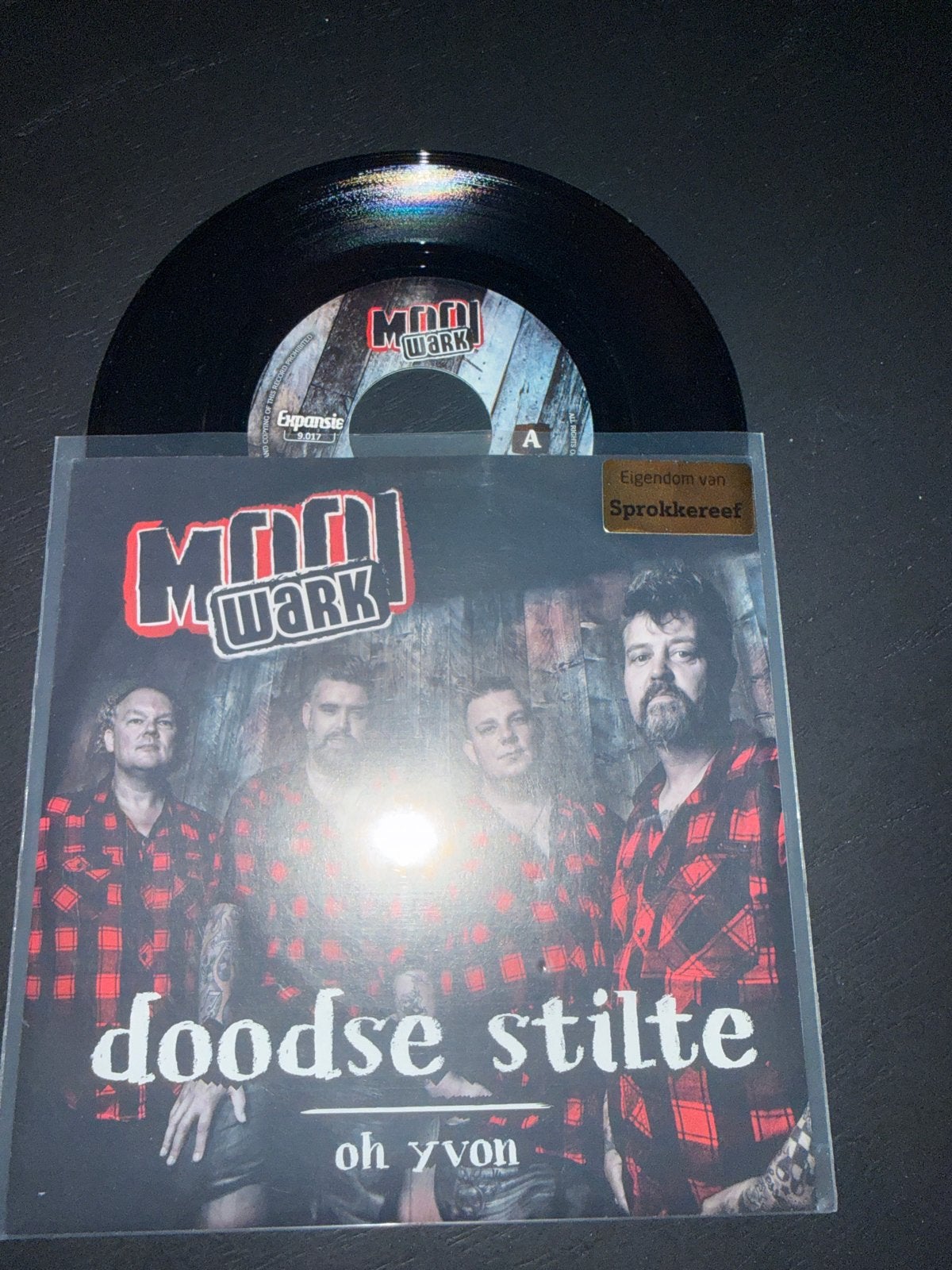 Mooi Wark - Doodse Stilte / Oh Yvon 7 inch vinyl single, 7 inch, Ophalen of Verzenden, Zo goed als nieuw, EP