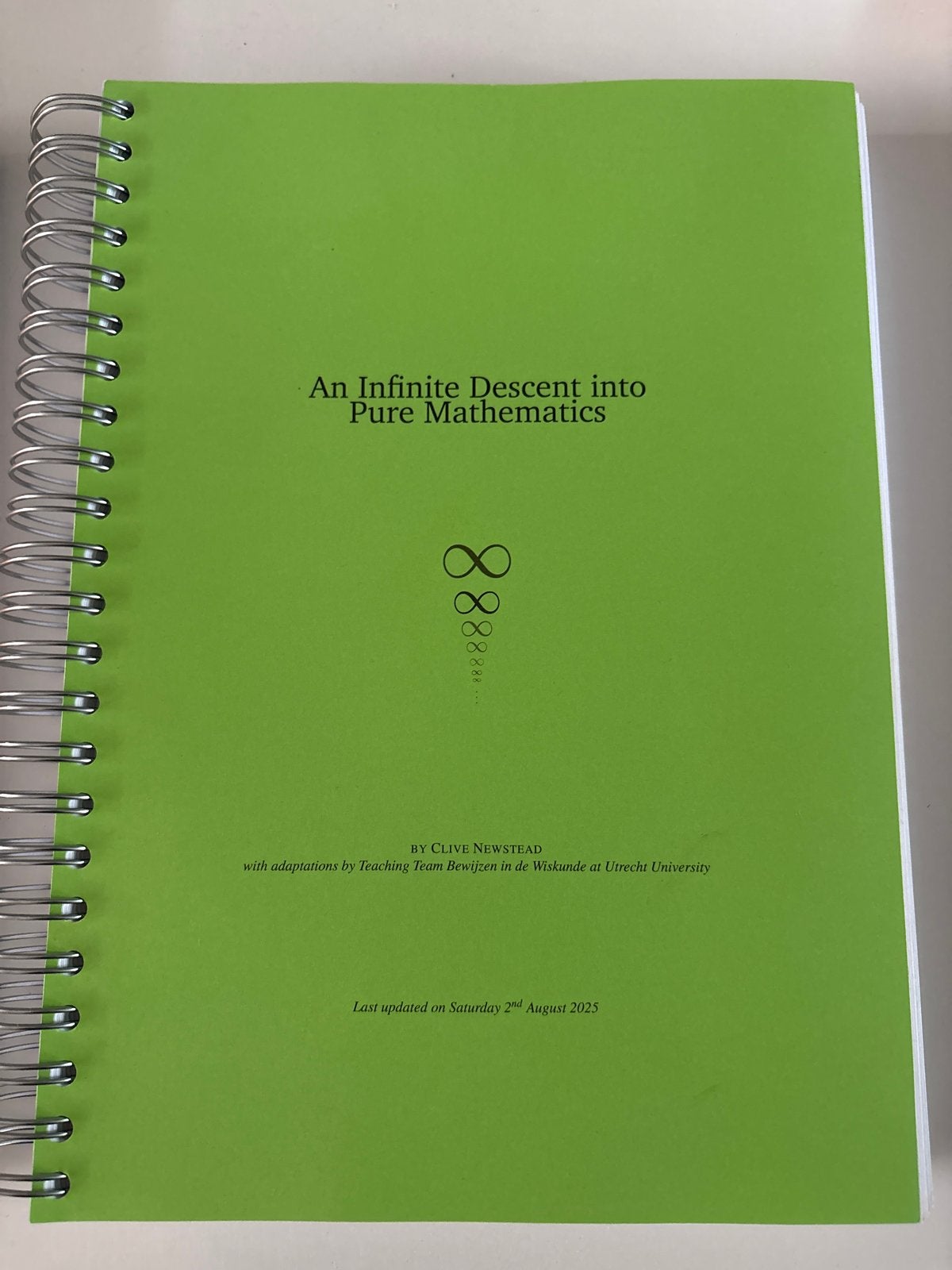 Wiskunde boeken Universiteit Utrecht, Ophalen of Verzenden, Beta, Zo goed als nieuw, WO