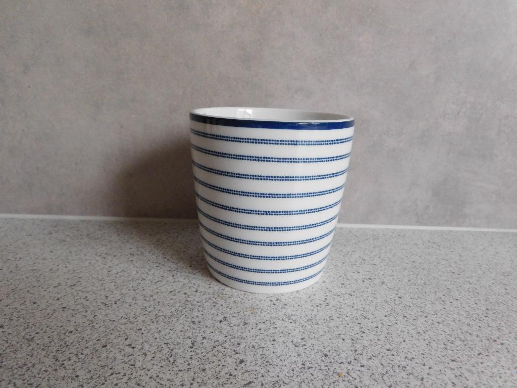 Mok Candy Stripe Laura Ashley, Keramiek, Ophalen of Verzenden, Zo goed als nieuw, Overige stijlen