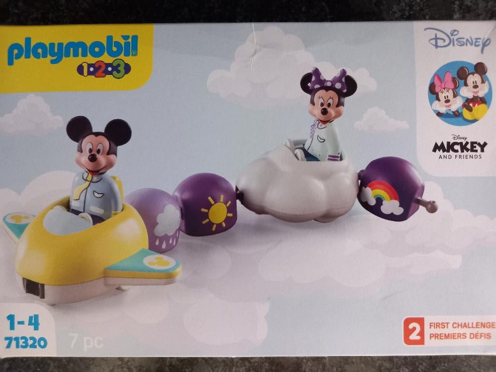 Playmobil 1•2•3 Mickey & Minnie set 71320 spiksplinternieuw!, Ophalen of Verzenden, Nieuw, Complete set