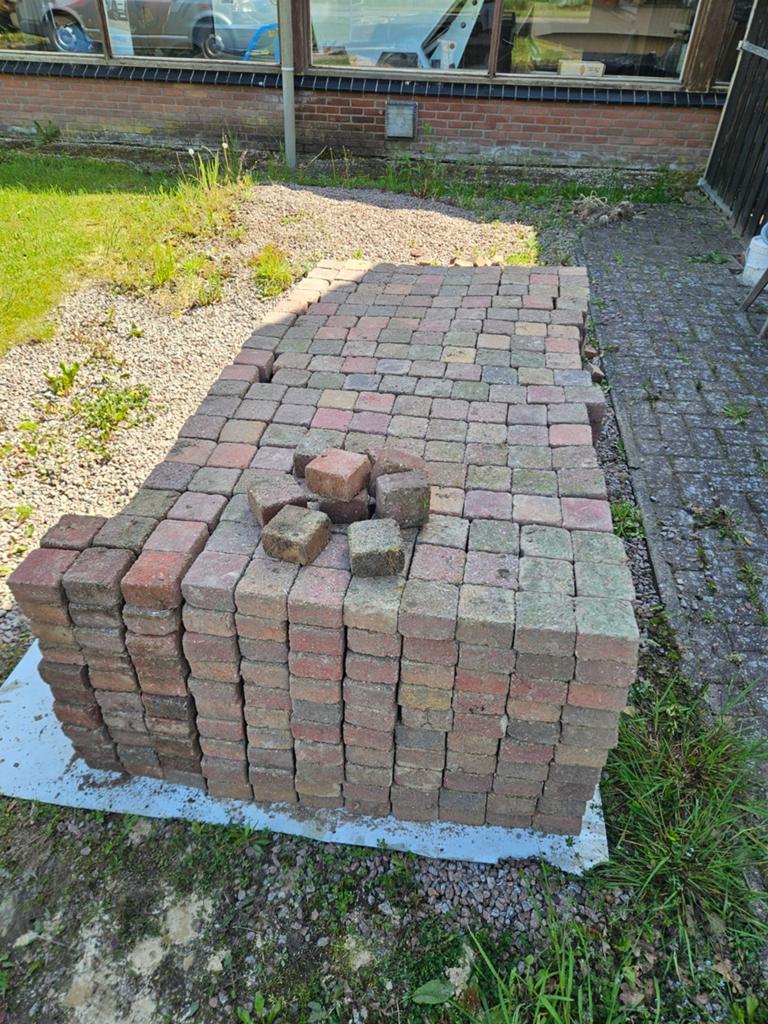 Gratis koppelstones, Ophalen, Gebruikt, Beton, Klinkers