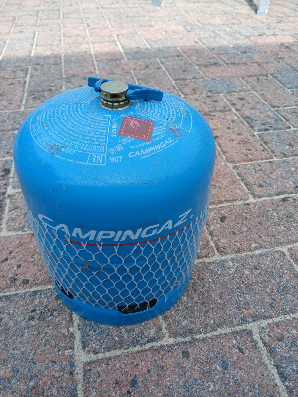 Campingaz gasfles 907 - Ideaal voor kamperen, Ophalen of Verzenden, Gebruikt
