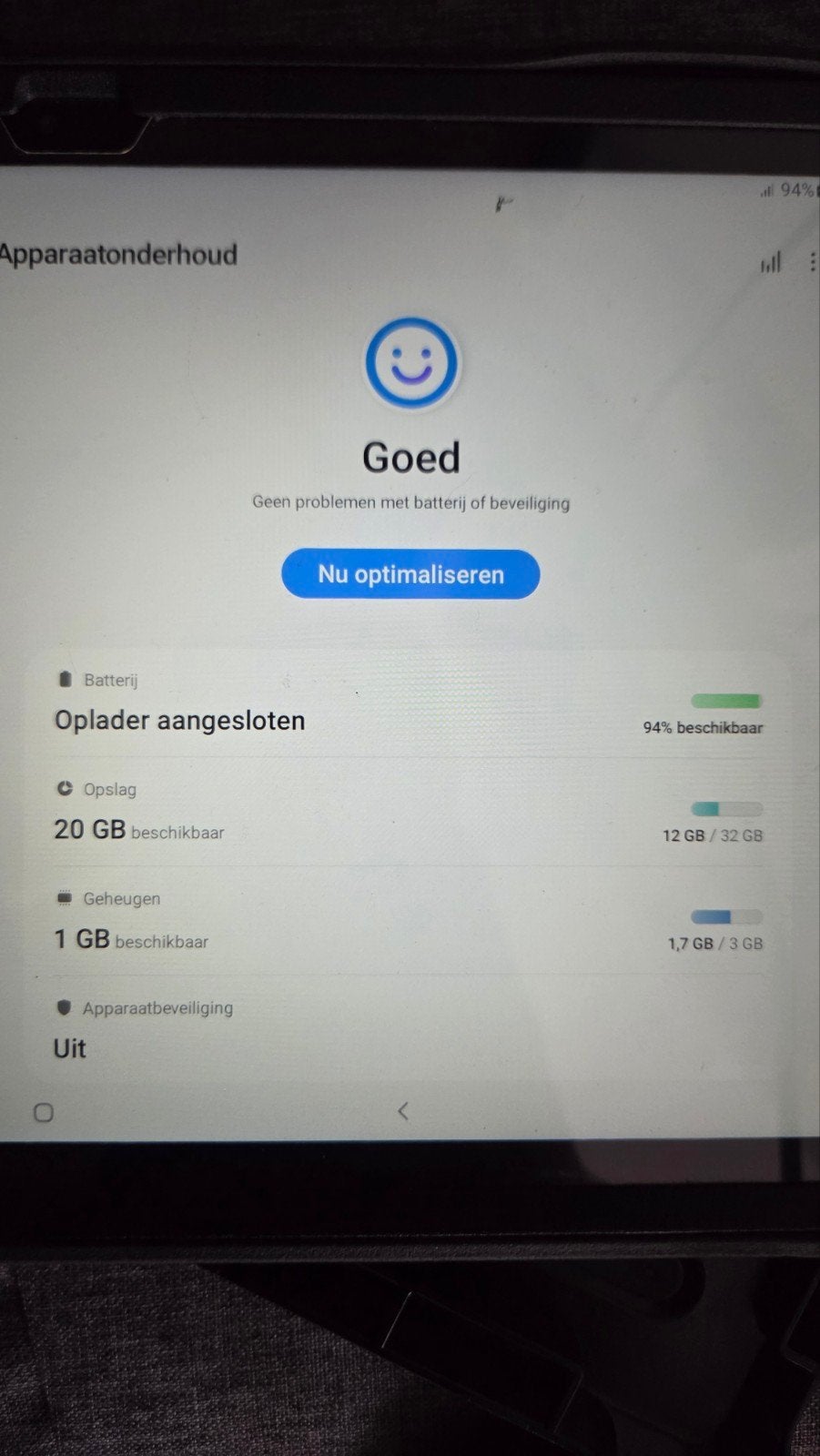 Samsung Galaxy Tab A7 (32GB) met OtterBox hoes, Computers en Software, 10 inch, Gebruikt, 32 GB, Ophalen of Verzenden
