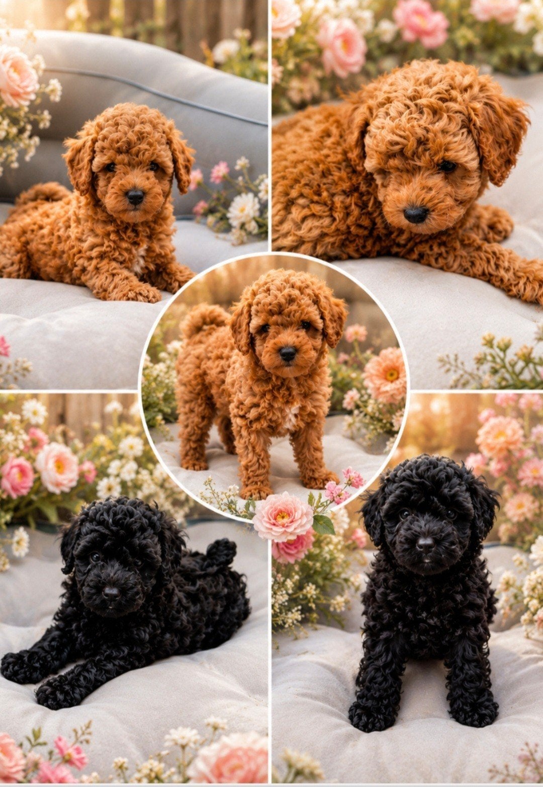 Toy poedels pups, Dieren en Toebehoren, 8 tot 15 weken, Meerdere, Meerdere dieren, Klein