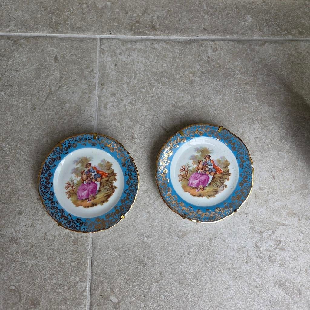 Limoges Castel Frankrijk sierborden (set van 2), Ophalen of Verzenden