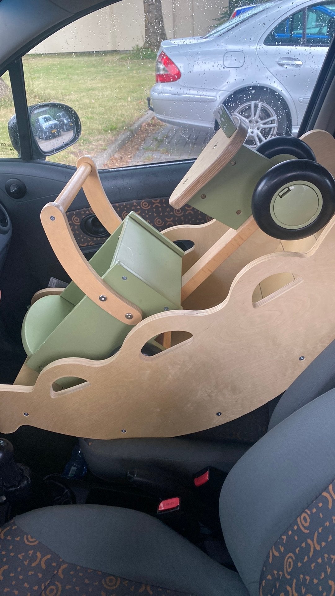 Wip en karretje van hout, Ophalen, Zo goed als nieuw, Overige typen