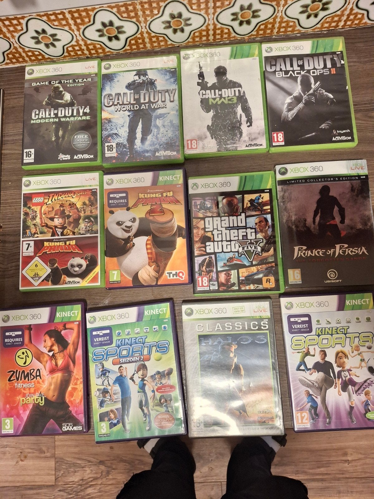 14 Xbox 360 games, waaronder Call of Duty en GTA V, Avontuur en Actie, Gebruikt, 1 speler, Ophalen of Verzenden