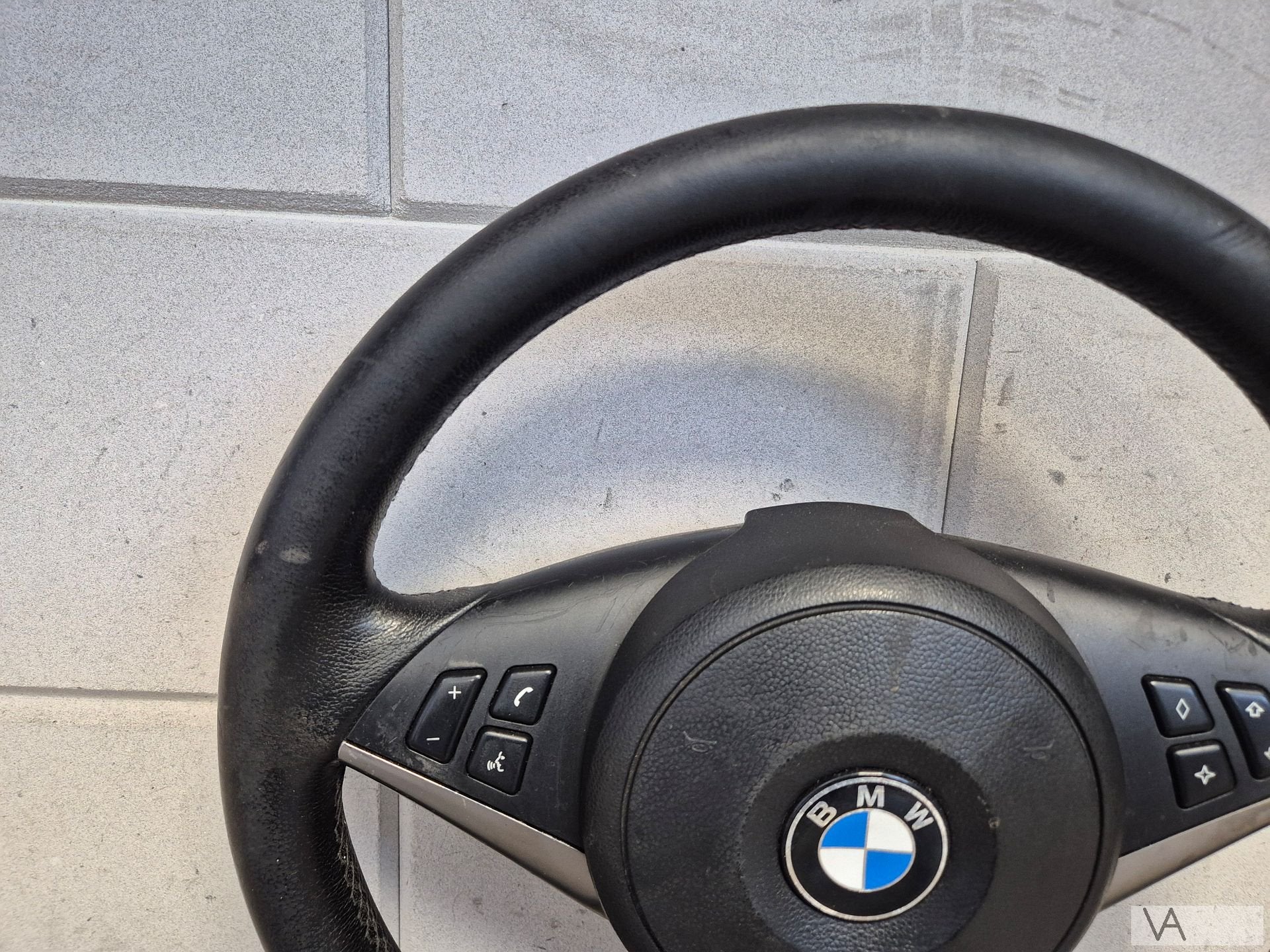 Stuur met airbag van BMW 5 serie E60 E61 Sport type SLEUTEL, Gebruikt, -, -, Ophalen of Verzenden