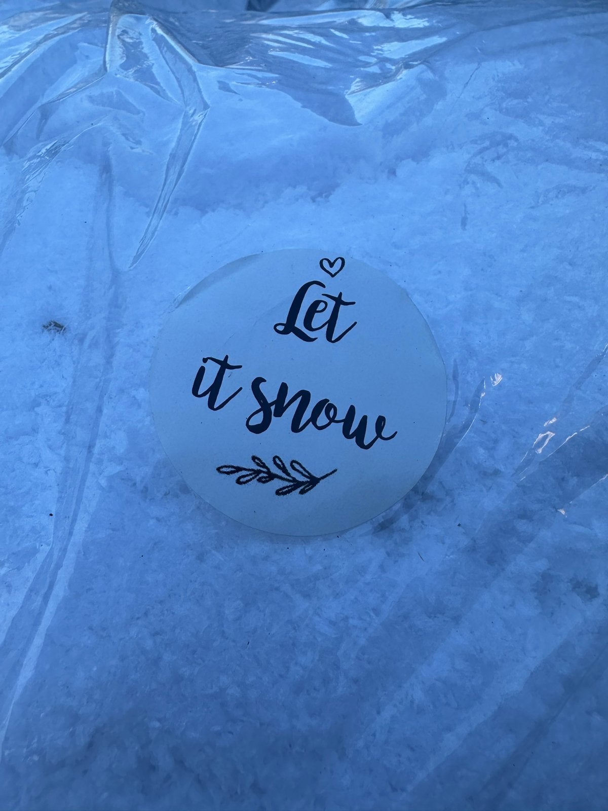Zakken met kunst sneeuw., Ophalen of Verzenden, Nieuw