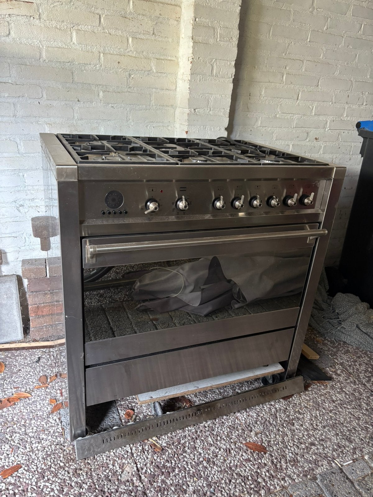Fornuis oven Smeg, Ophalen, Gebruikt, 60 cm of meer, Gas