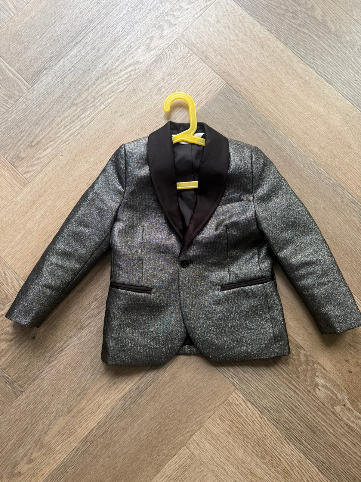 Glitter blazer / colbert maat 110/116, Ophalen of Verzenden, Zo goed als nieuw, Jongen, Jas