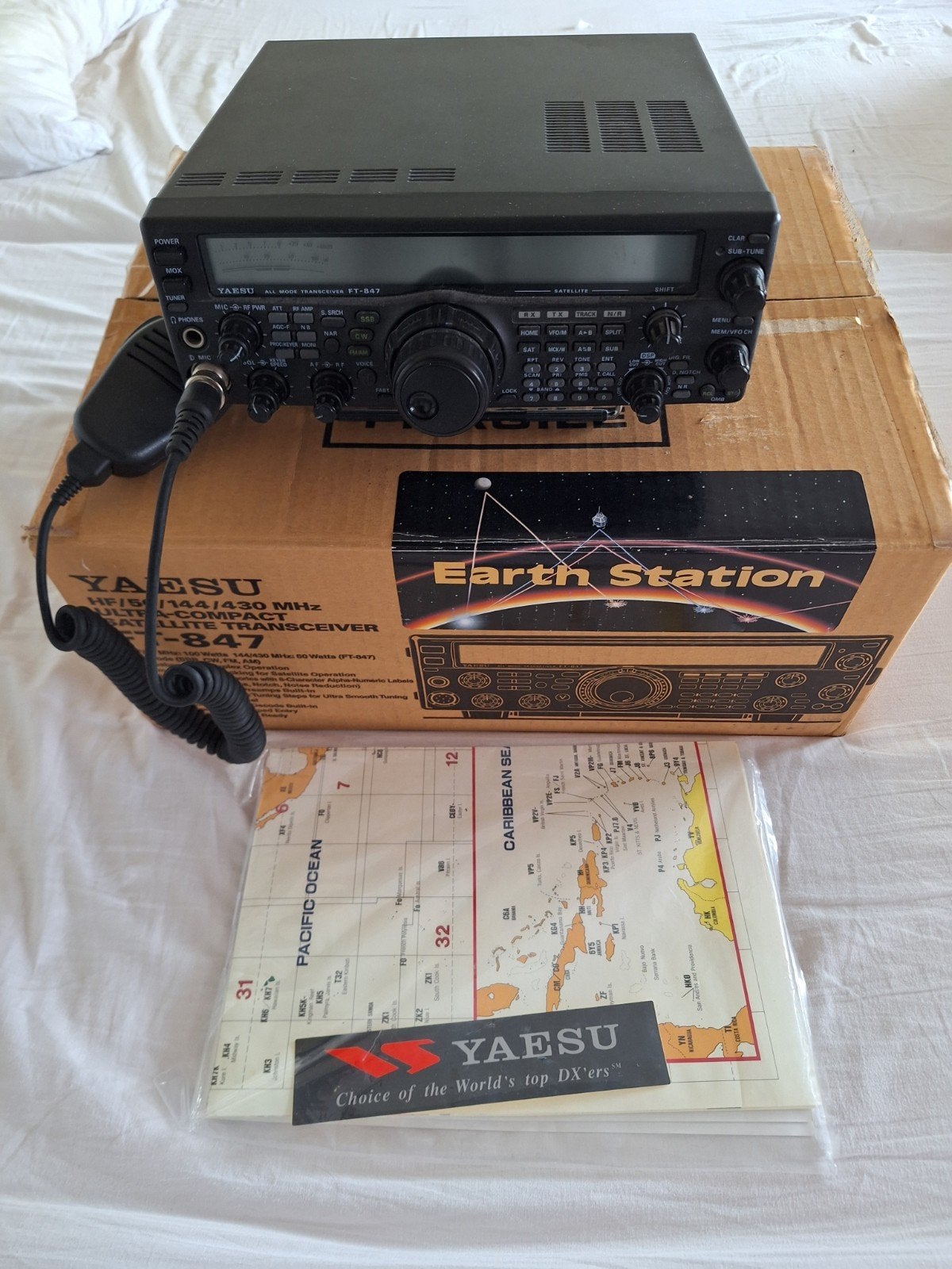 Yaesu FT-847 HF/VHF/UHF All-Mode Transceiver, Telecommunicatie, Zenders en Ontvangers, Ophalen of Verzenden, Zo goed als nieuw