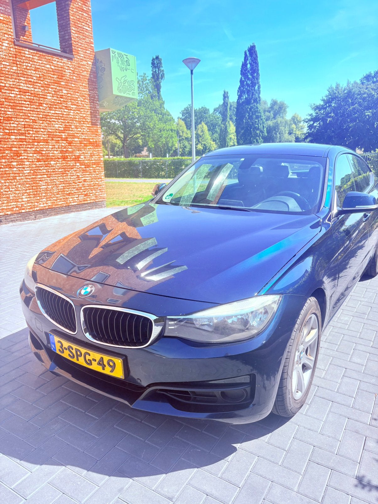 BMW 3-Serie GT 320I Aut8 2013 Blauw, Auto's, BMW, Achterwielaandrijving, 4 cilinders, 1535 kg, Blauw