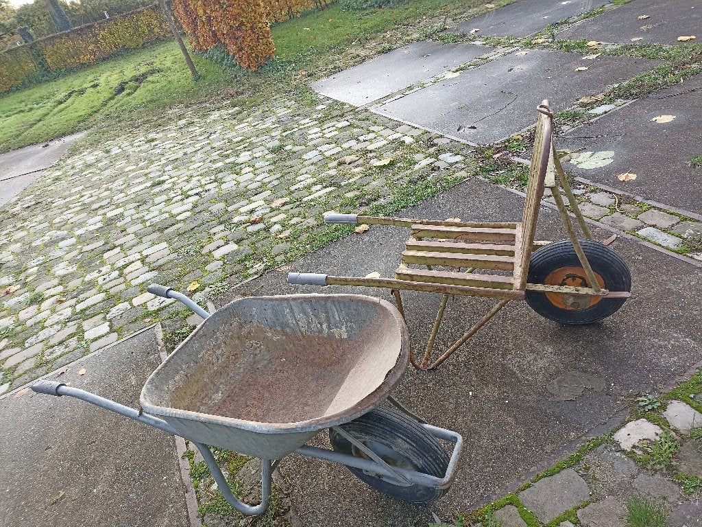 kruiwagen en stenenwagen te huur, Ophalen, Gebruikt, Eenwielig
