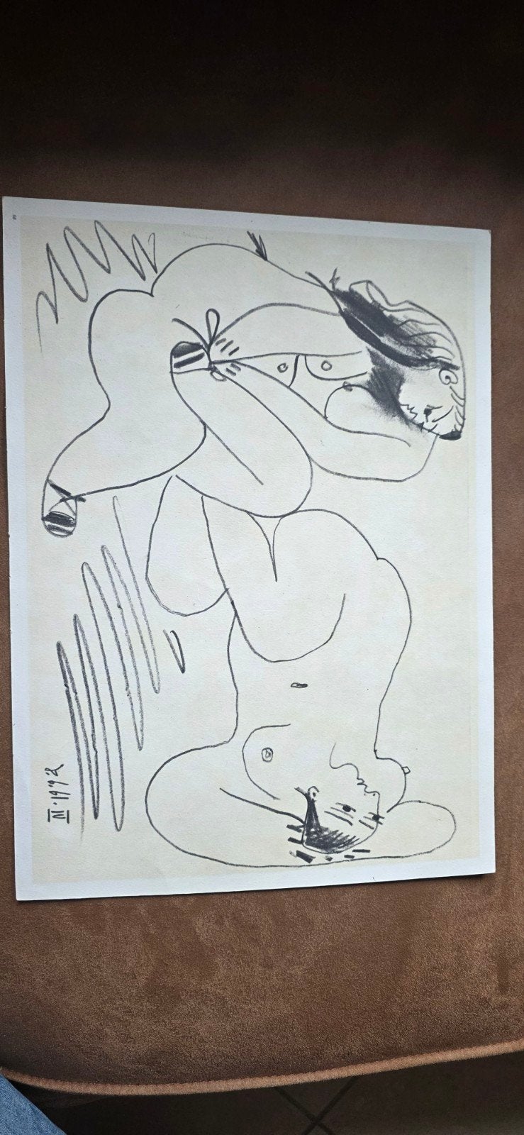 Picasso cataloguspagina/kunsttijdschrift met certificaat, Ophalen of Verzenden
