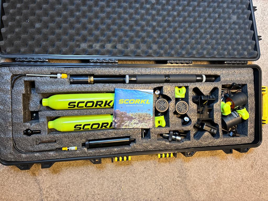 Scorkl Buddy Pro Duikset - Zo goed als nieuw, Ophalen of Verzenden, Zo goed als nieuw, Duikfles