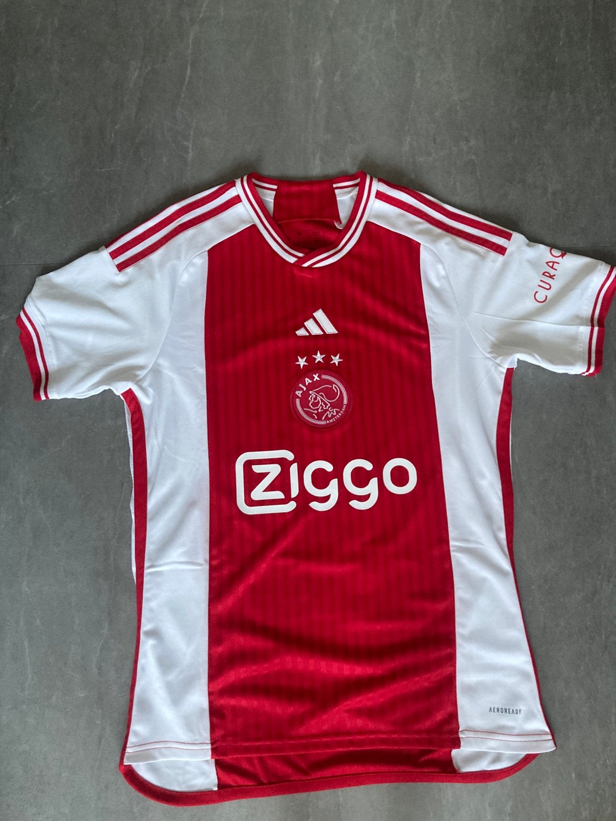 Gesigneerd Ajax shirt door Jordan Henderson (Seizoen 23-24), Maat M, Ophalen, Zo goed als nieuw, Shirt