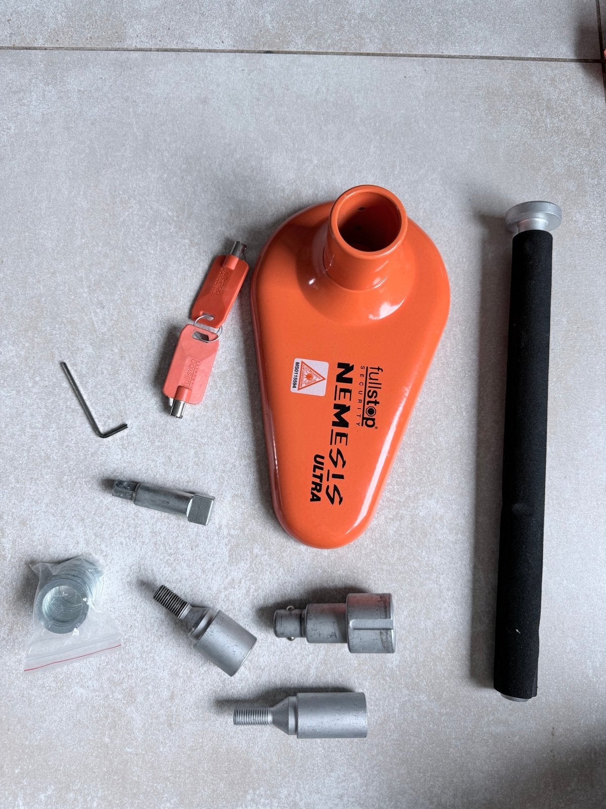Nemesis Ultra Wielklem - Fullstop Security, Ophalen of Verzenden, Gebruikt