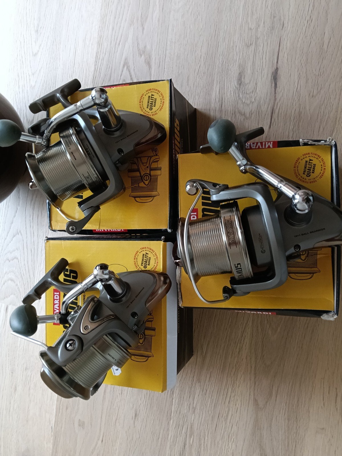 Mivardi Maximus bigpit molens, 3 stuks Nieuw in doos!, Watersport en Boten, Hengelsport | Karpervissen, Ophalen of Verzenden, Nieuw