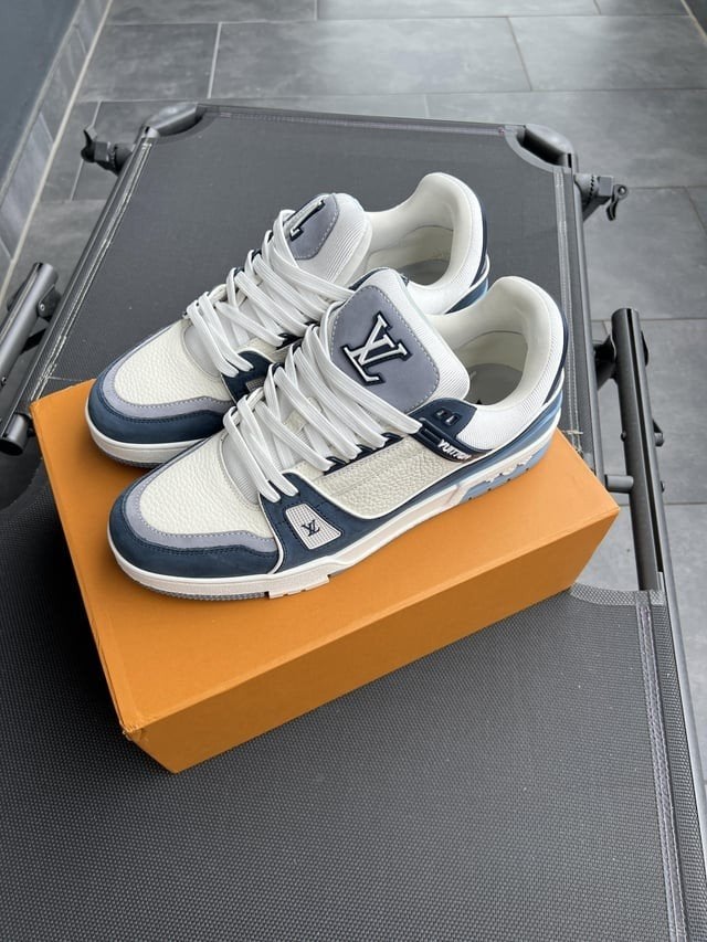 Louis Vuitton Trainer Sneaker, Blauw. Alle Maten Beschikbaar, Nieuw, Sneakers of Gympen, Louis Vuitton, Verzenden