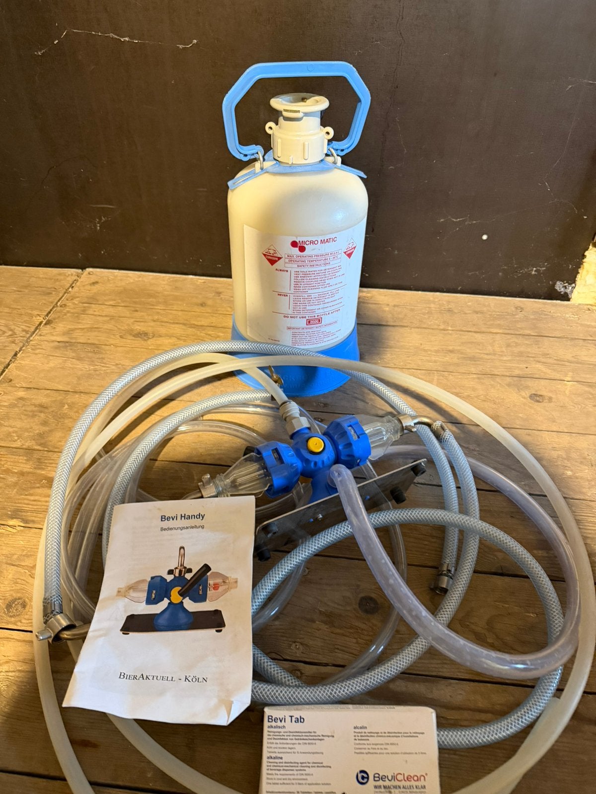 Biertap reiningsset te koop, Ophalen of Verzenden, Zo goed als nieuw, Overige merken