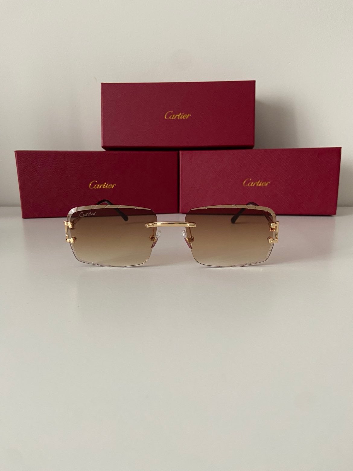 Cartier bril zomer brillen, Overige merken, Bruin, Verzenden, Zo goed als nieuw