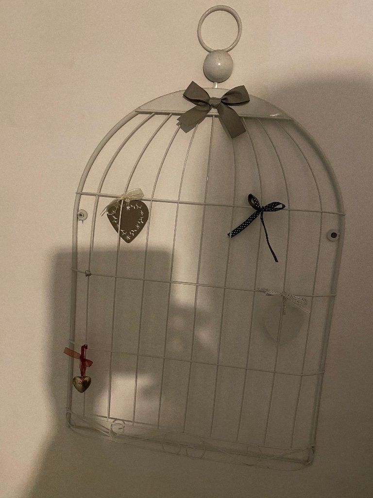 Witte fotorekje, Huis en Inrichting, Woonaccessoires | Memoborden, Ophalen, Gebruikt, Overige typen