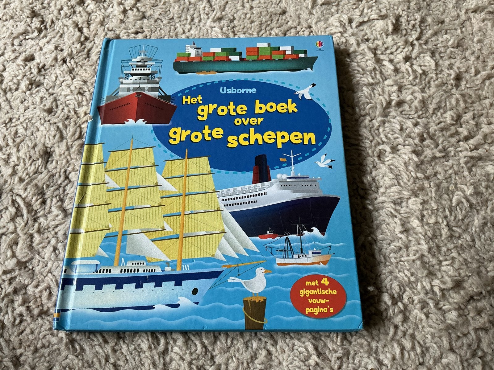 Het grote boek over grote schepen -   Usburne opb giro 555, Ophalen of Verzenden, Zo goed als nieuw, Non-fictie