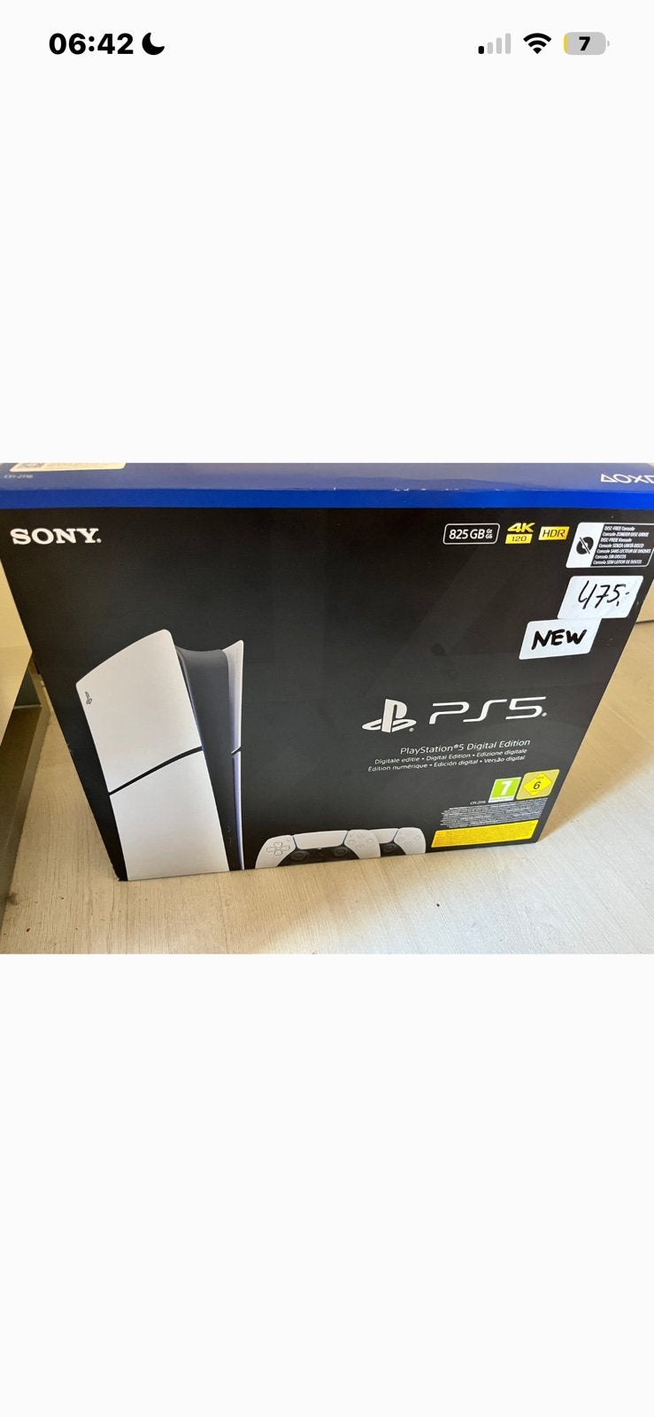 Playstation 5 slim white editon, Ophalen, Nieuw