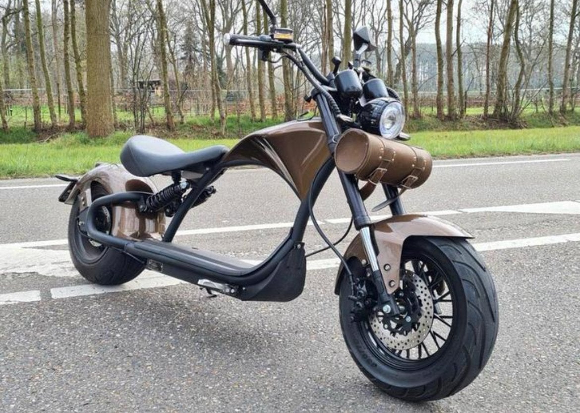 E chopper custom made, Fietsen en Brommers, Scooters | Overige merken, Zo goed als nieuw, Elektrisch, Ophalen of Verzenden
