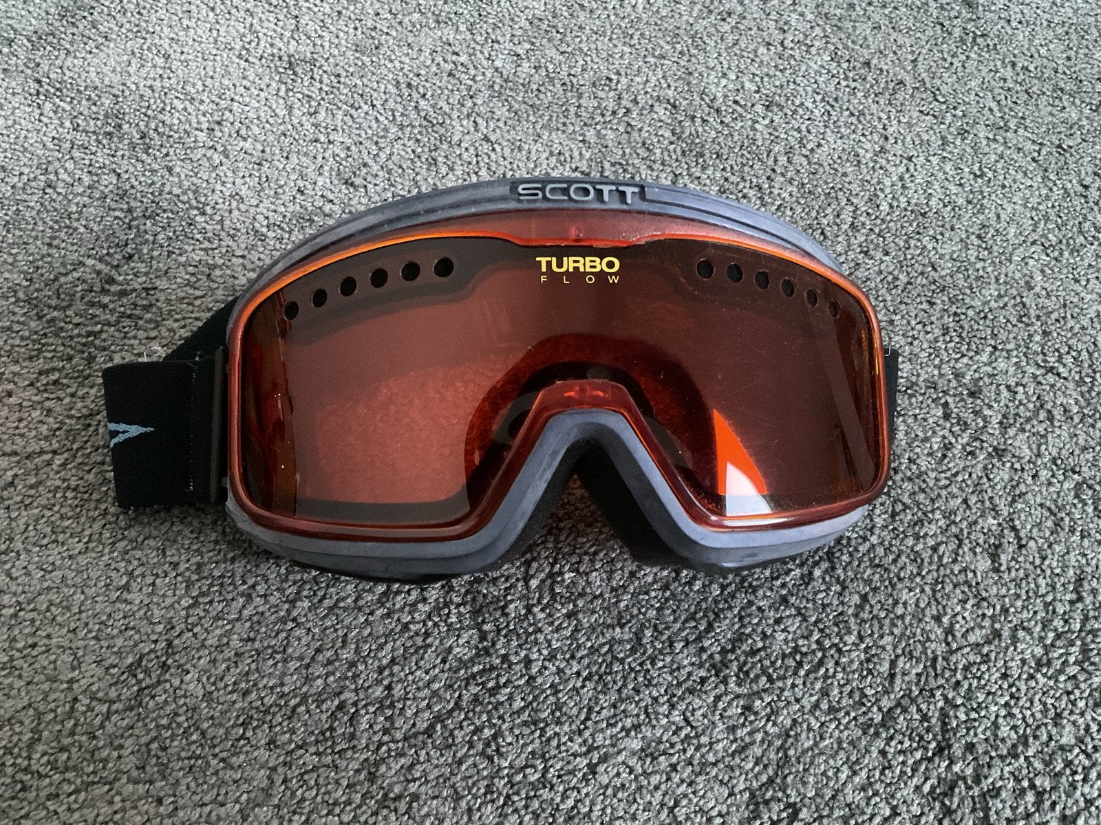 Scott Turbo Flow Skibril junior  Zgan, Ophalen of Verzenden, Zo goed als nieuw, Maat 42/44 (L), Overige typen
