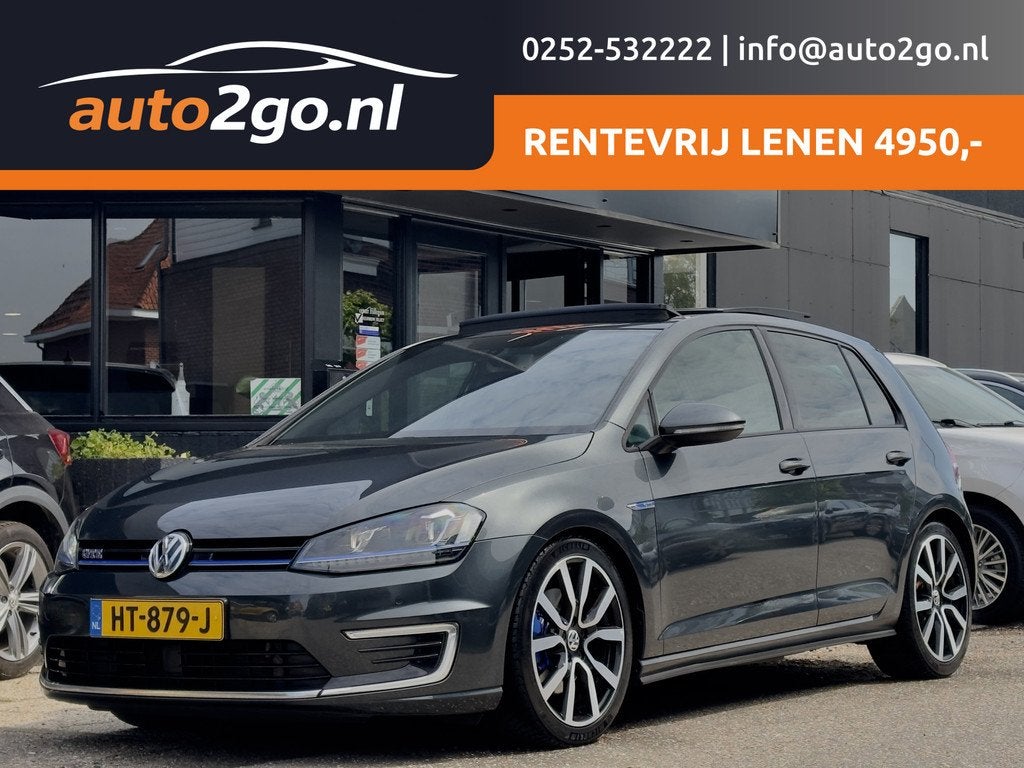 Volkswagen Golf 1.4 TSI GTE AUT6. PANODAK LEDER NAVI CAMERA, Gebruikt, 4 cilinders, Zwart, 1395 cc