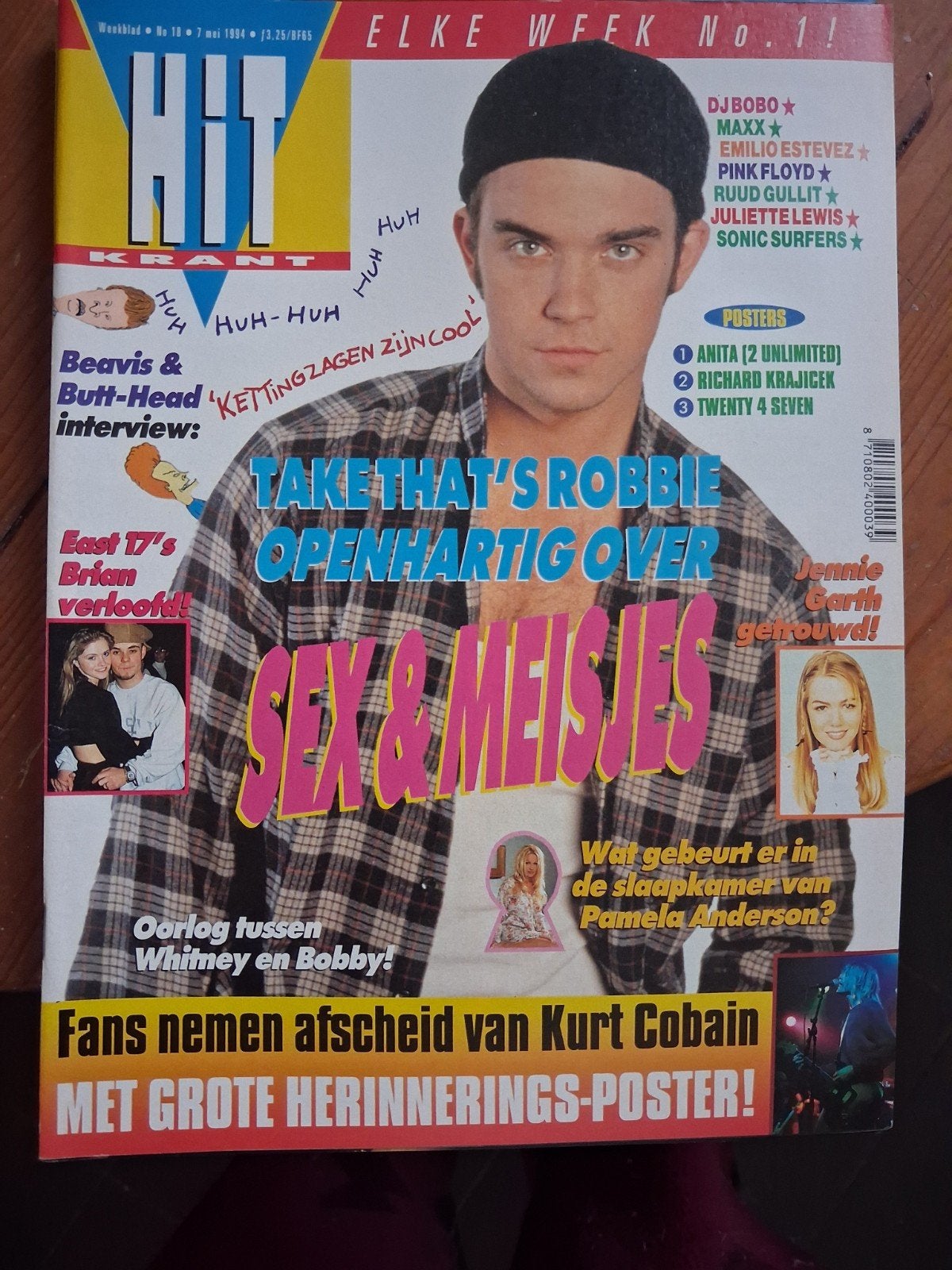 Hitkrant - nummer 18 - 1994 - niet alle posters zijn er uit, Ophalen of Verzenden, 1980 tot heden, Nederland, Tijdschrift