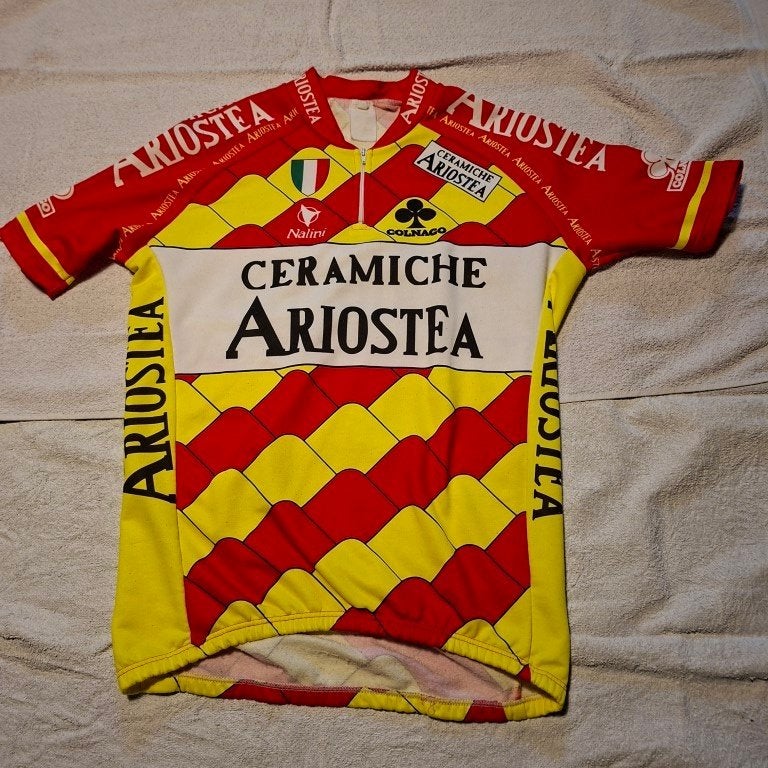 Vintage Ariostea – Colnago wielershirt 49 cm, Nalini, Ophalen of Verzenden, Gebruikt, Kleding