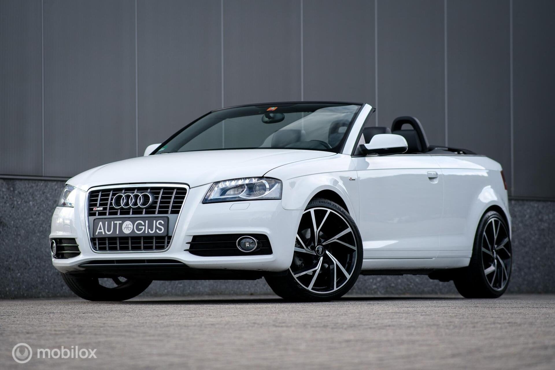 Audi A3 Cabriolet 1.8 TFSI Ambition Pro Line S | vol opties, Auto's, Euro 5, Gebruikt, Zwart, 4 cilinders
