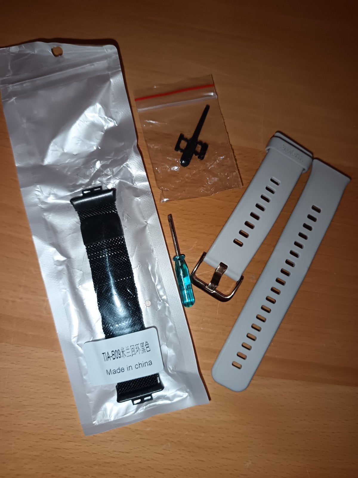 Horloge bandje *onderdelen* wie kan er IETS mee, Ophalen, Zwart, Android